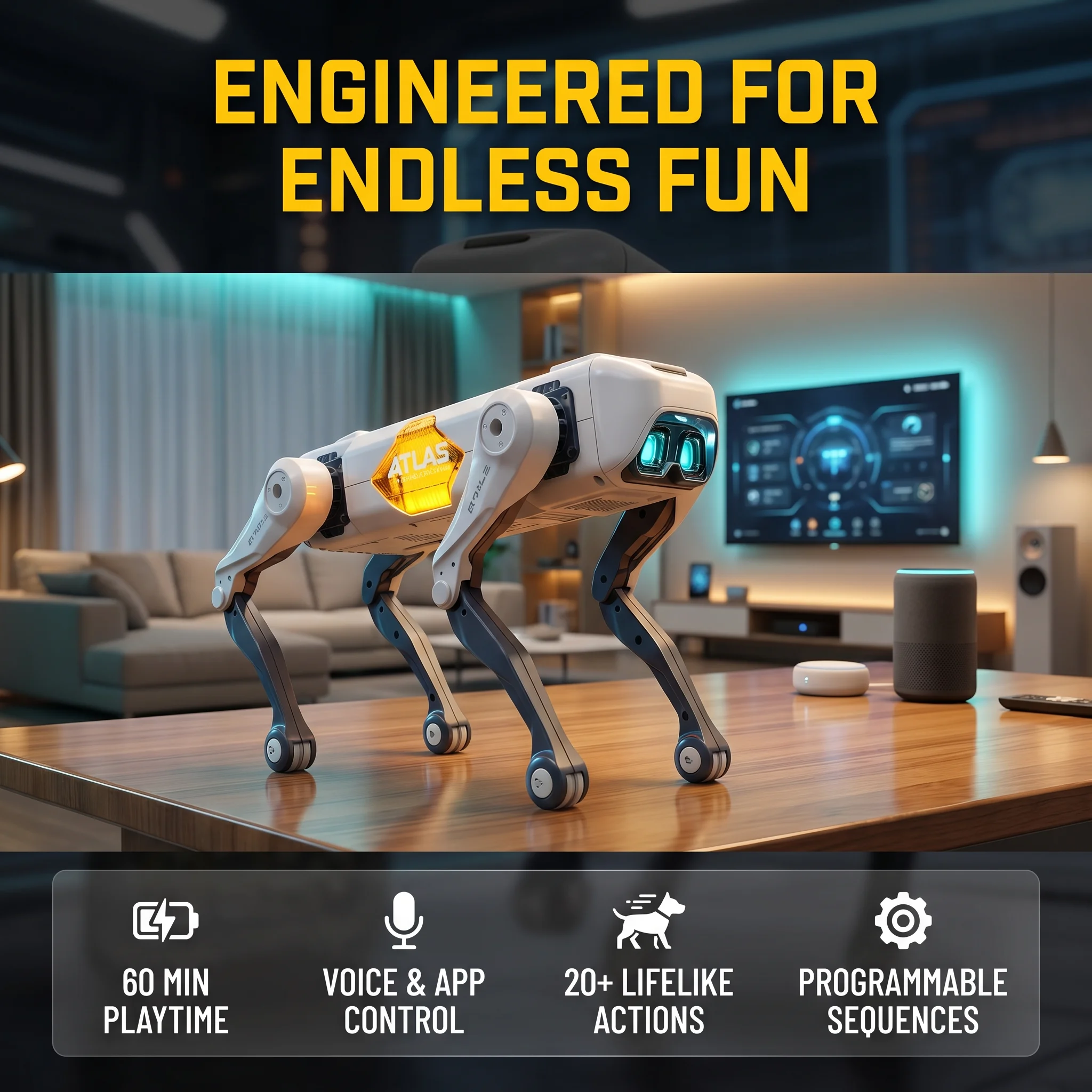 Science Robot - AI Smart Robot Dog, Voice &