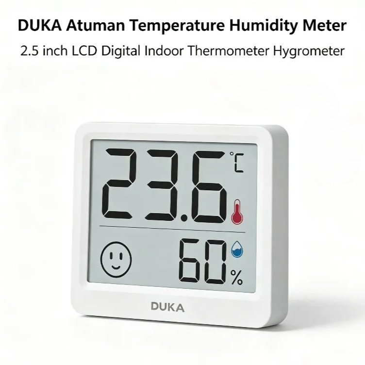 DUKA Atuman 2.5 inch LCD Elect - đánh giá và giá Weather Station Indoor