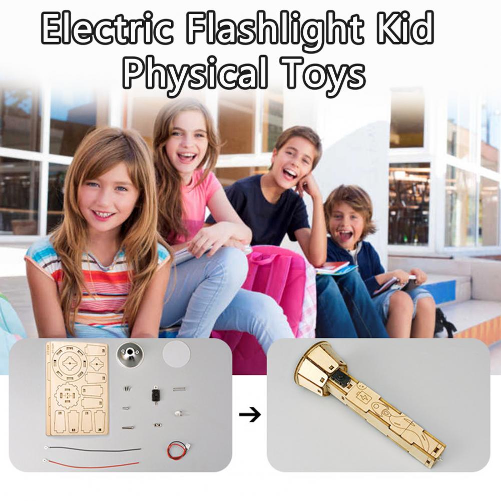 Wooden DIY Flashlight Puzzle K - đánh giá và giá Science Project Physics