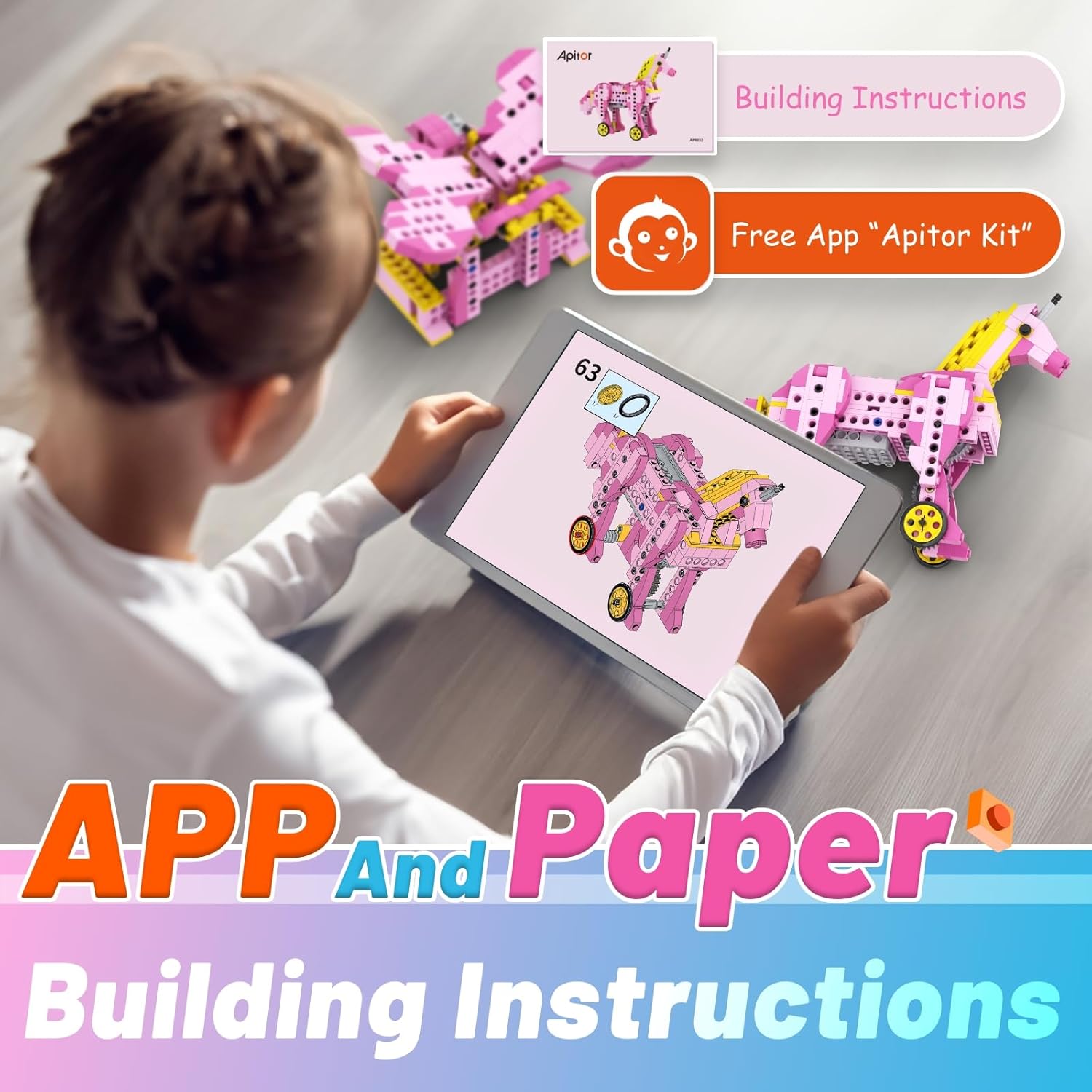 Apitor STEM Toys for Girls Gif - đánh giá và giá Science Robot