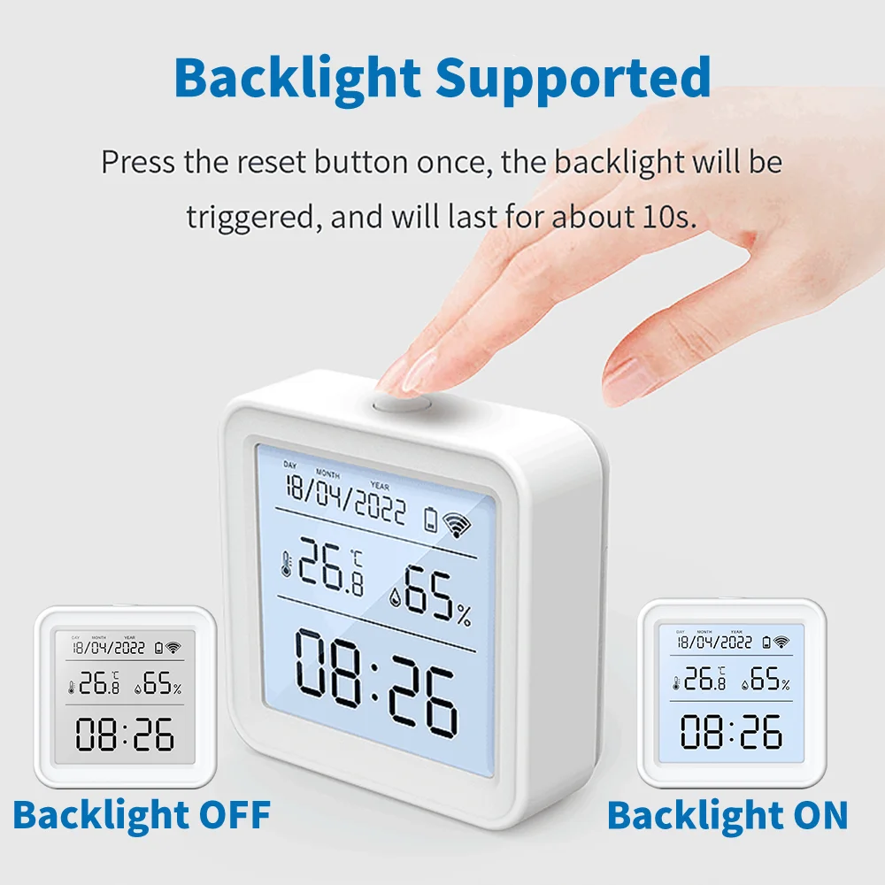 Tuya Zigbee WiFi Temperature H - đánh giá và giá Weather Station Indoor