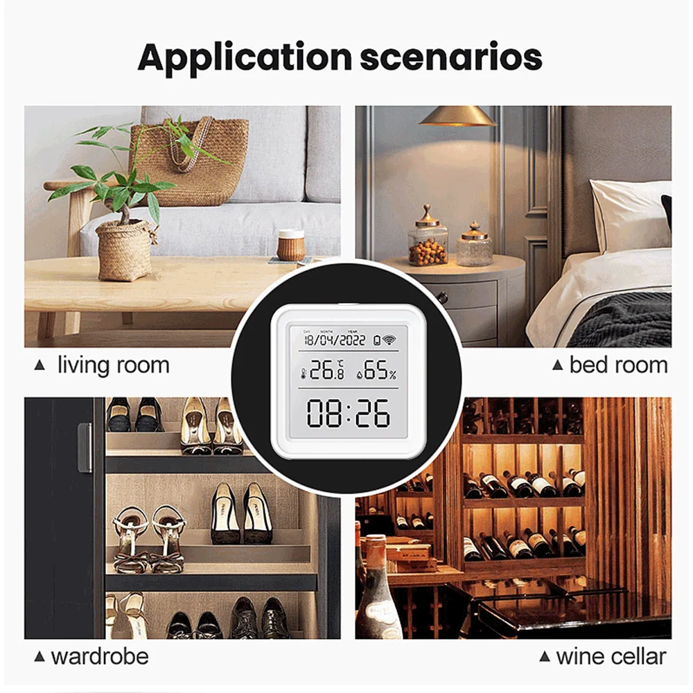 Tuya Zigbee WiFi Temperature H - đánh giá và giá Weather Station Indoor