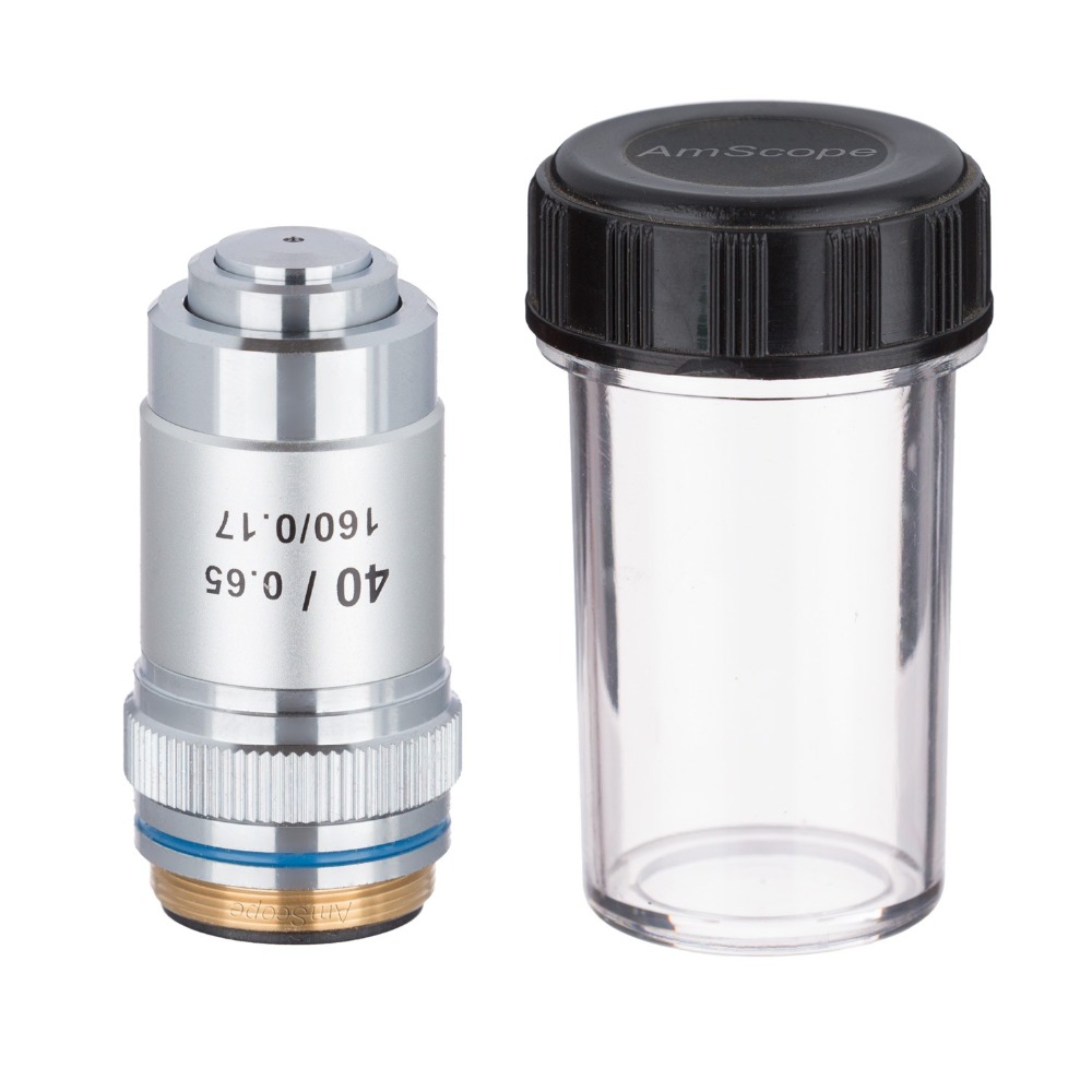 AmScope 40X (Spring) Achromati - đánh giá và giá Microscope Compound 40X
