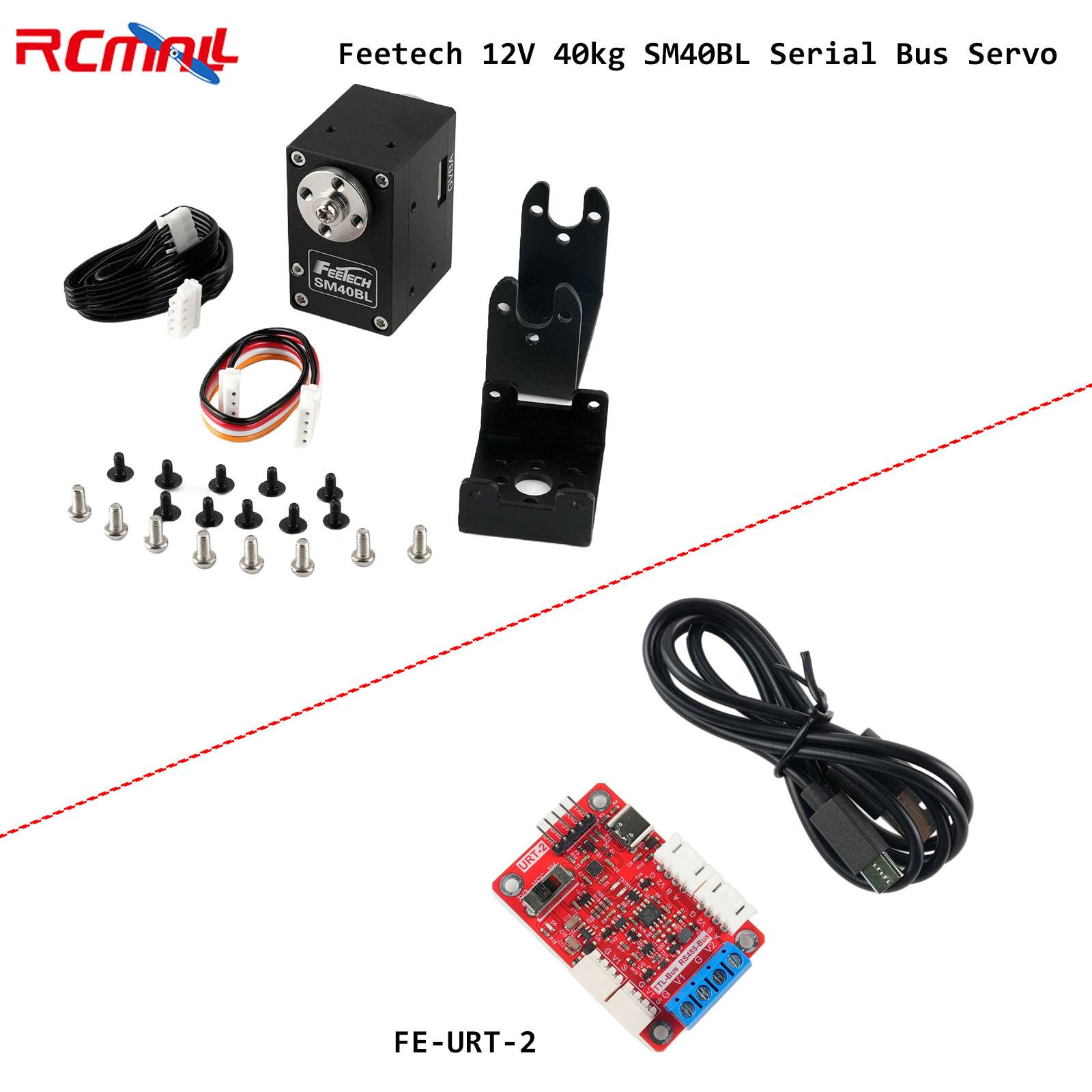 Feetech 12V 40kg SM40BL Serial - đánh giá và giá Robot Arm Motor