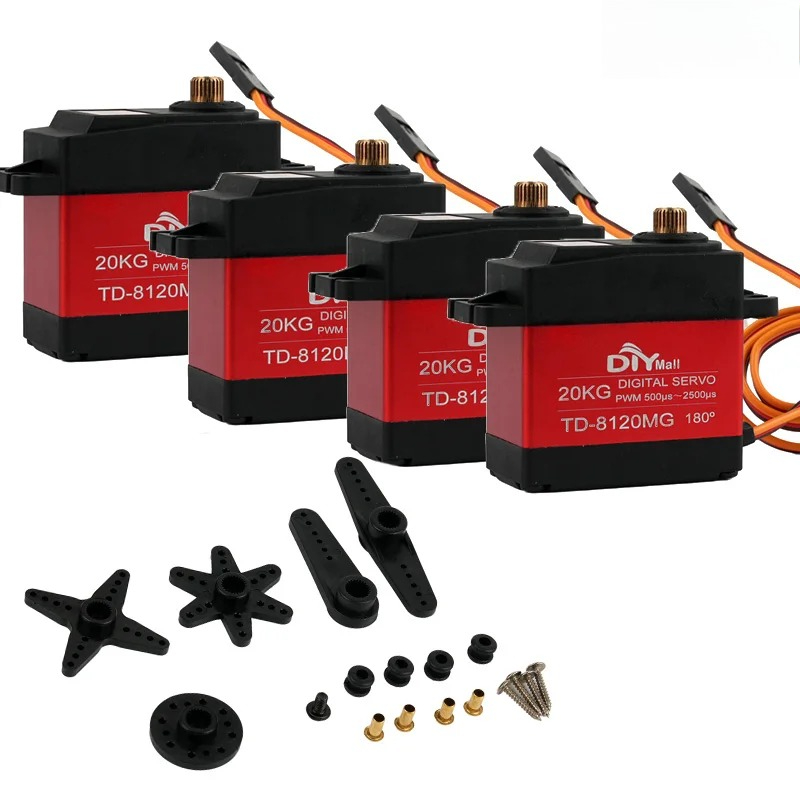 20KG TD-8120MG Large Torque St - đánh giá và giá Robot Arm Motor