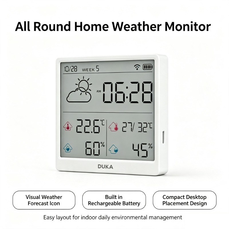 DUKA TH3 Wifi Smart Temperatur - đánh giá và giá Weather Station Indoor