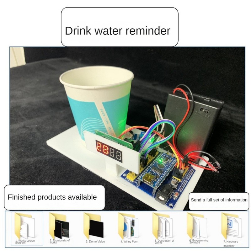 Drink Water Reminder Robot Han - đánh giá và giá Science Robot