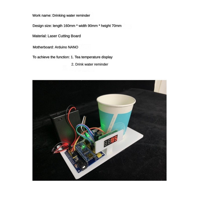 Drink Water Reminder Robot Han - đánh giá và giá Science Robot