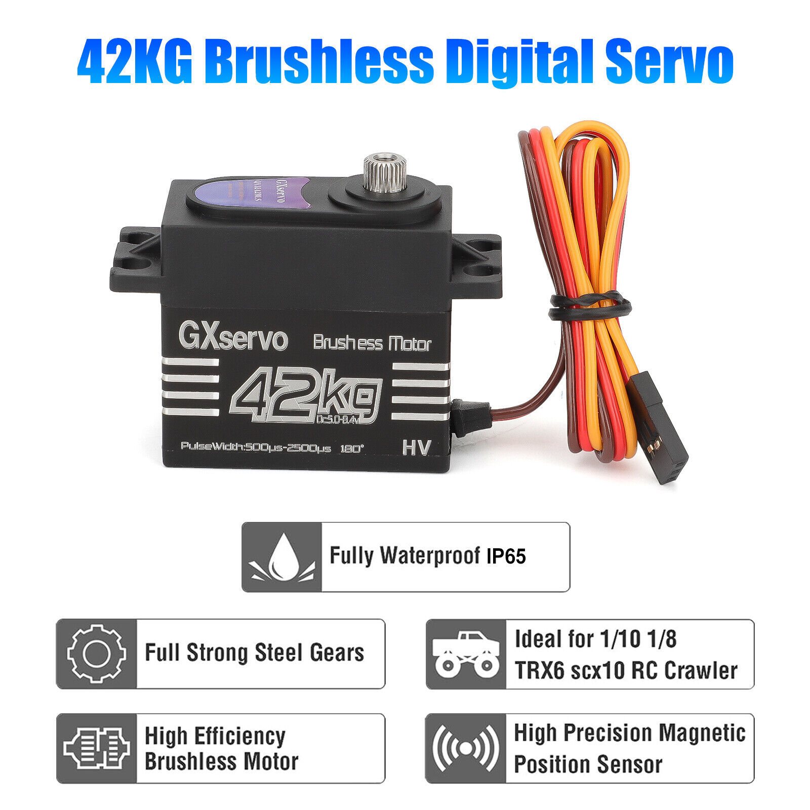 Brushless Motor 180° Metal Gea - đánh giá và giá Robot Arm Motor