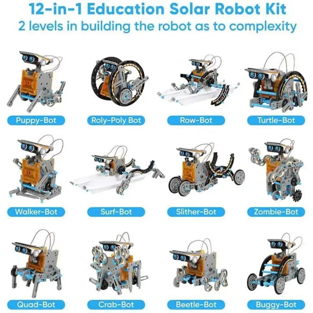 13 in 1 Solar Powered Robot Sc - đánh giá và giá Science Robot